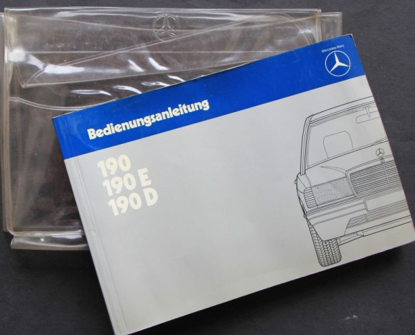 Mercedes-Benz 190 E 1985 Betriebsanleitung (9709)